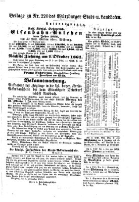 Würzburger Stadt- und Landbote Samstag 14. September 1861