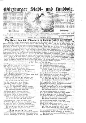 Würzburger Stadt- und Landbote Freitag 27. September 1861