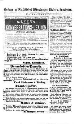 Würzburger Stadt- und Landbote Mittwoch 2. Oktober 1861