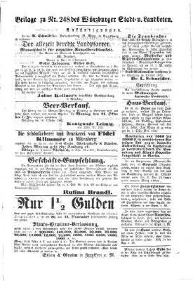 Würzburger Stadt- und Landbote Donnerstag 17. Oktober 1861