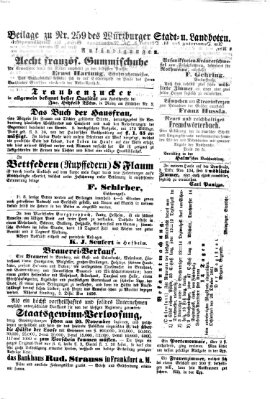 Würzburger Stadt- und Landbote Mittwoch 30. Oktober 1861