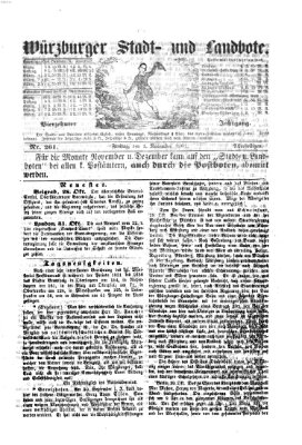 Würzburger Stadt- und Landbote Freitag 1. November 1861