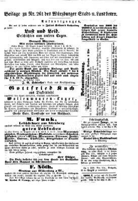 Würzburger Stadt- und Landbote Freitag 1. November 1861