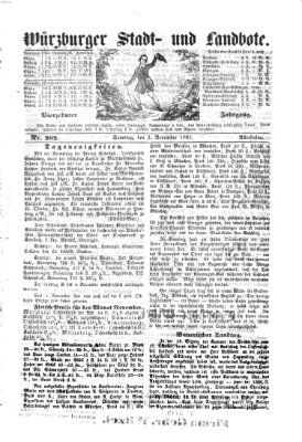 Würzburger Stadt- und Landbote Samstag 2. November 1861