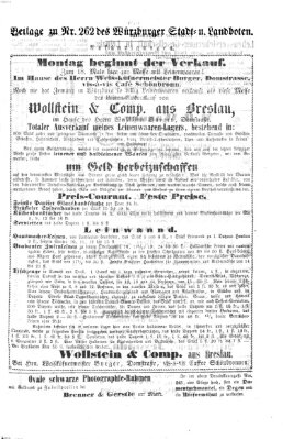 Würzburger Stadt- und Landbote Samstag 2. November 1861