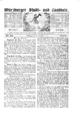 Würzburger Stadt- und Landbote Dienstag 10. Dezember 1861