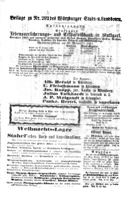 Würzburger Stadt- und Landbote Dienstag 10. Dezember 1861