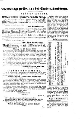 Würzburger Stadt- und Landbote Dienstag 31. Dezember 1861