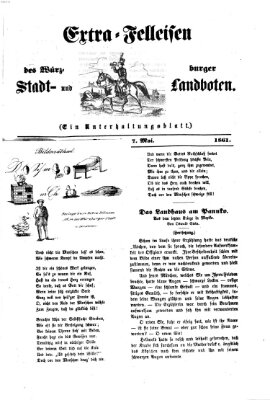 Extra-Felleisen (Würzburger Stadt- und Landbote) Dienstag 7. Mai 1861