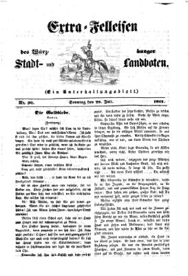 Extra-Felleisen (Würzburger Stadt- und Landbote) Sonntag 28. Juli 1861