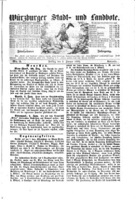 Würzburger Stadt- und Landbote Freitag 3. Januar 1862