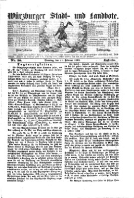 Würzburger Stadt- und Landbote Dienstag 11. Februar 1862