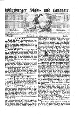 Würzburger Stadt- und Landbote Mittwoch 12. Februar 1862