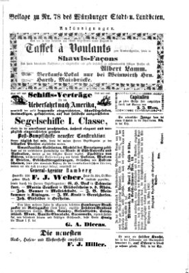 Würzburger Stadt- und Landbote Dienstag 1. April 1862