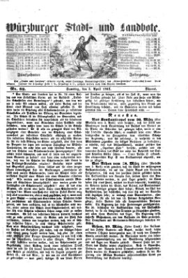 Würzburger Stadt- und Landbote Samstag 5. April 1862