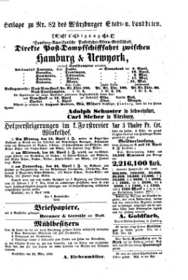 Würzburger Stadt- und Landbote Samstag 5. April 1862