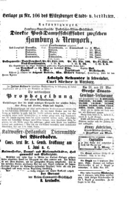 Würzburger Stadt- und Landbote Samstag 3. Mai 1862