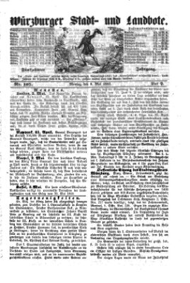 Würzburger Stadt- und Landbote Montag 5. Mai 1862