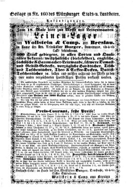 Würzburger Stadt- und Landbote Montag 7. Juli 1862