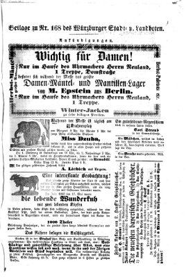 Würzburger Stadt- und Landbote Mittwoch 16. Juli 1862