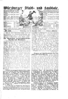 Würzburger Stadt- und Landbote Donnerstag 18. September 1862