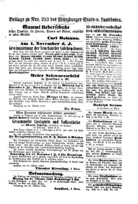 Würzburger Stadt- und Landbote Donnerstag 23. Oktober 1862