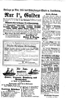 Würzburger Stadt- und Landbote Samstag 25. Oktober 1862