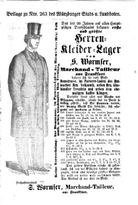 Würzburger Stadt- und Landbote Dienstag 4. November 1862