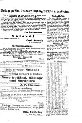 Würzburger Stadt- und Landbote Montag 17. November 1862