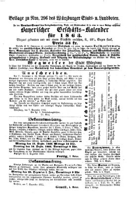 Würzburger Stadt- und Landbote Freitag 12. Dezember 1862