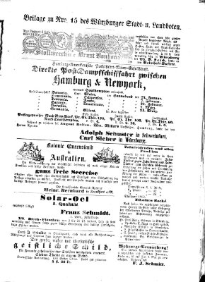 Würzburger Stadt- und Landbote Samstag 17. Januar 1863