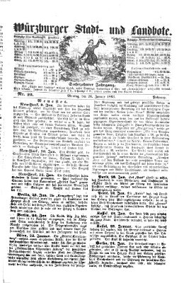 Würzburger Stadt- und Landbote Montag 26. Januar 1863