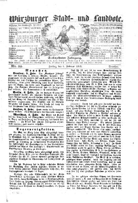 Würzburger Stadt- und Landbote Freitag 6. Februar 1863