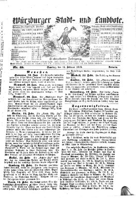 Würzburger Stadt- und Landbote Samstag 14. Februar 1863