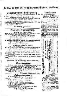 Würzburger Stadt- und Landbote Freitag 6. März 1863