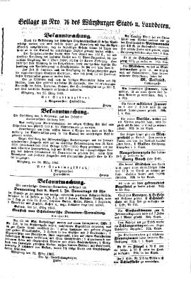 Würzburger Stadt- und Landbote Montag 30. März 1863