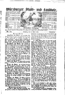 Würzburger Stadt- und Landbote Samstag 18. April 1863