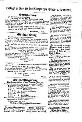 Würzburger Stadt- und Landbote Mittwoch 6. Mai 1863