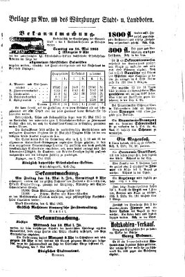 Würzburger Stadt- und Landbote Freitag 8. Mai 1863