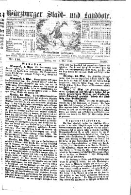 Würzburger Stadt- und Landbote Freitag 15. Mai 1863