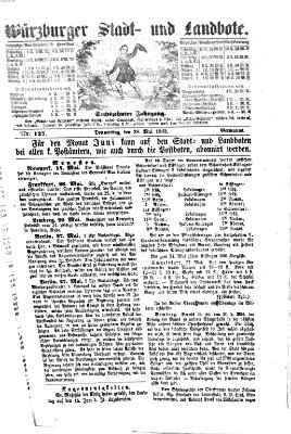 Würzburger Stadt- und Landbote Donnerstag 28. Mai 1863