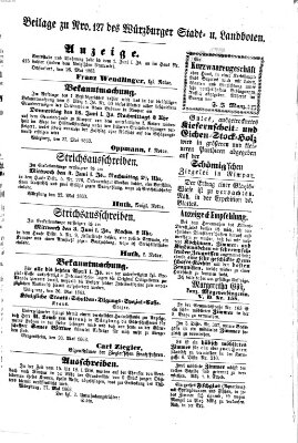 Würzburger Stadt- und Landbote Donnerstag 28. Mai 1863