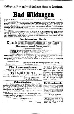 Würzburger Stadt- und Landbote Samstag 20. Juni 1863