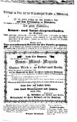 Würzburger Stadt- und Landbote Donnerstag 9. Juli 1863