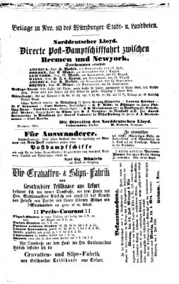 Würzburger Stadt- und Landbote Freitag 10. Juli 1863