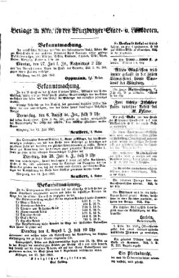 Würzburger Stadt- und Landbote Samstag 18. Juli 1863