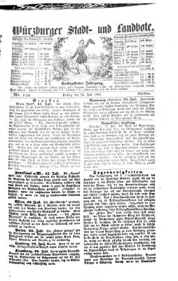 Würzburger Stadt- und Landbote Freitag 24. Juli 1863