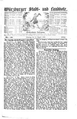 Würzburger Stadt- und Landbote Dienstag 18. August 1863