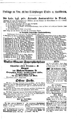 Würzburger Stadt- und Landbote Mittwoch 19. August 1863