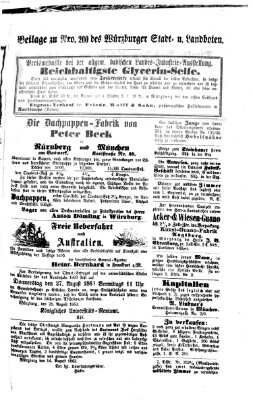 Würzburger Stadt- und Landbote Samstag 22. August 1863